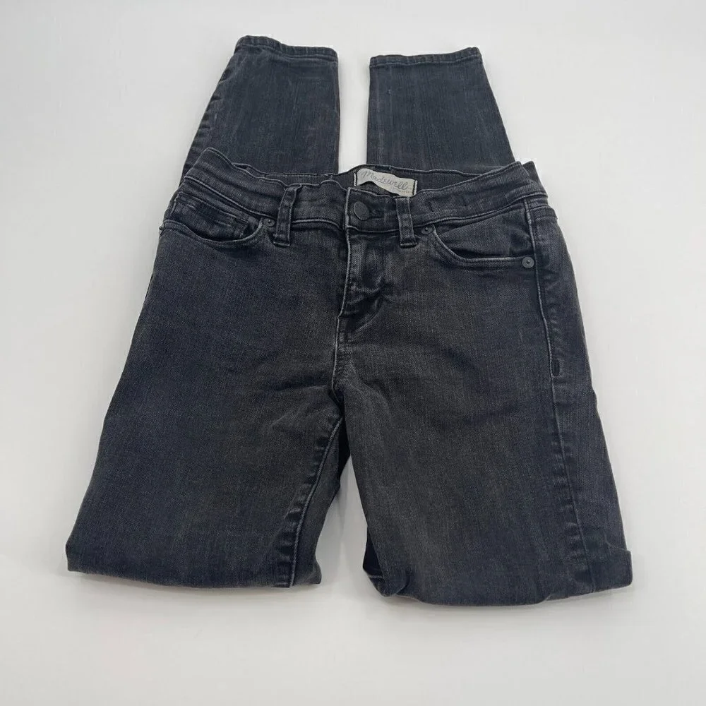 Madewell Jeans 25 Womens Skinny Skinny Denim Black Denim Casual Outdoor